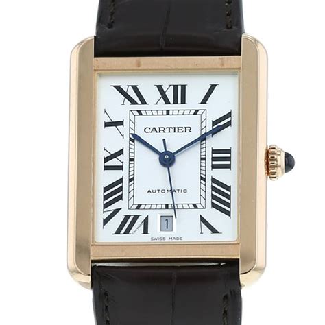 orologio cartier tank solo usato|cartier tank solo price.